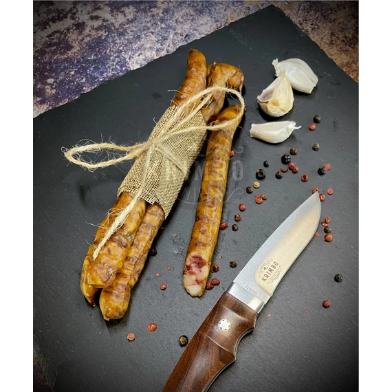 adalékmentes KRIMBO SNACK kolbász, paprika nélkül